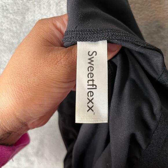 Sweetflexx Resistance Leggings Size 8 Black Women’s 4 bands - Picture 7 of 8